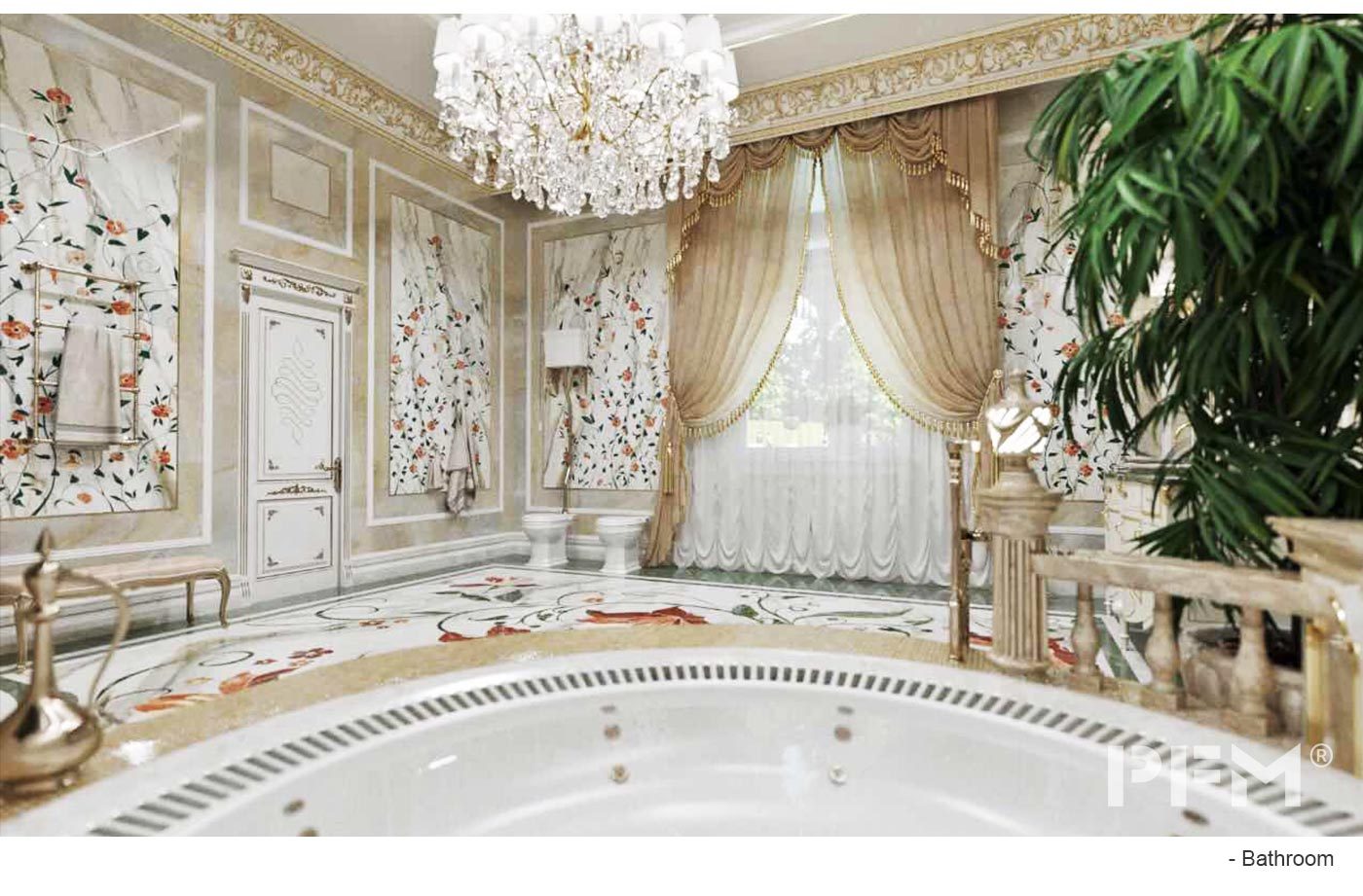 royal classic bathroom design