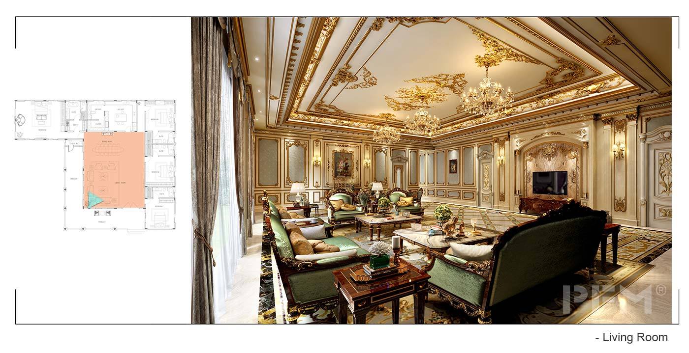 royal living room design