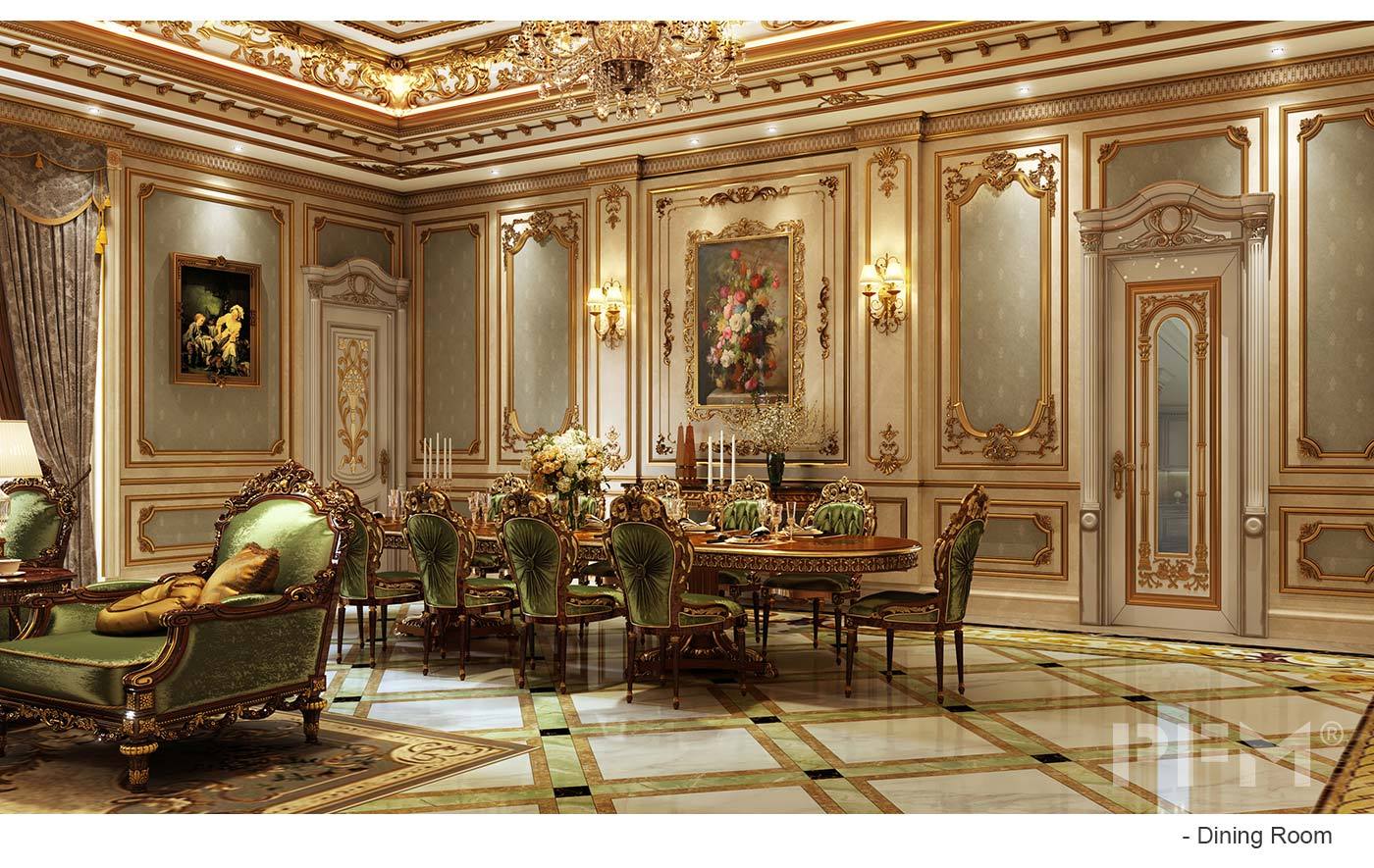 royal dining room design