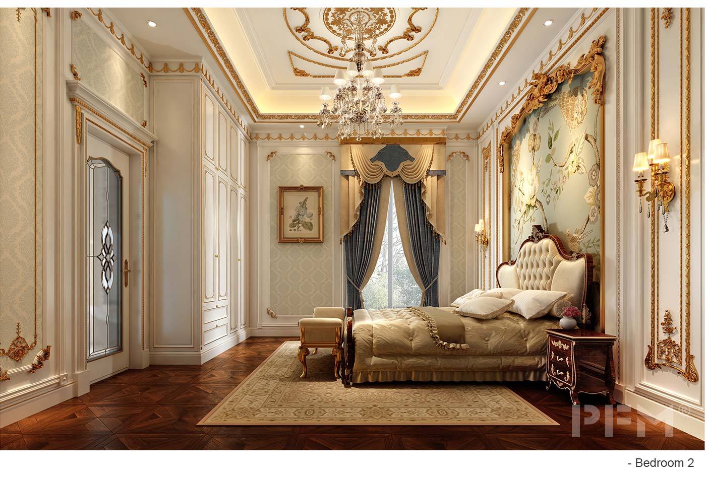 royal bedroom design