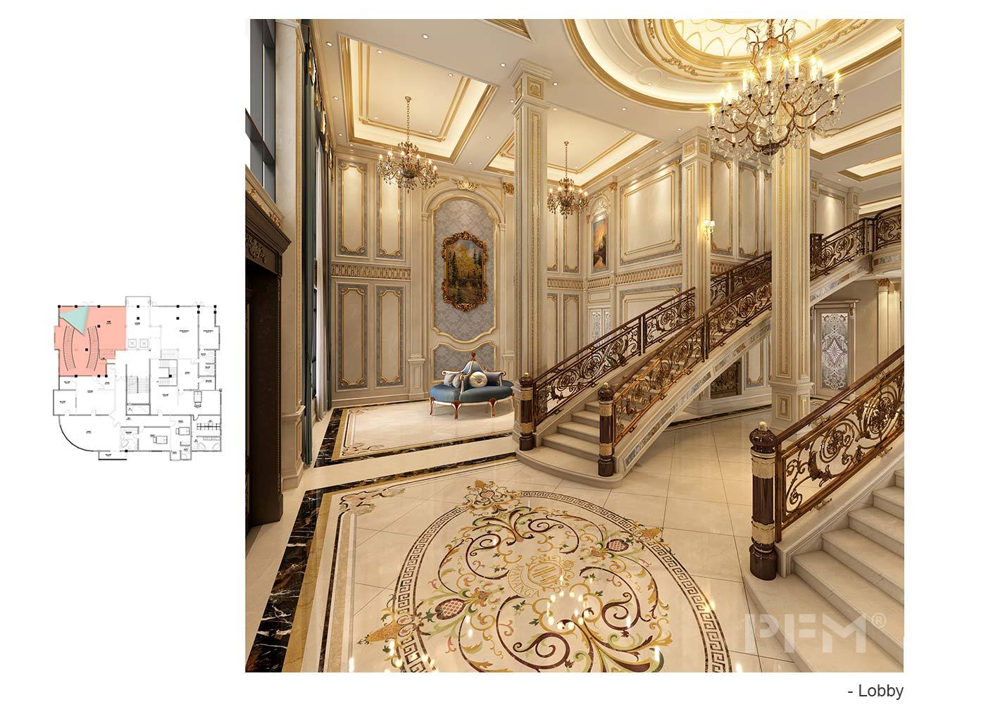 royal staircase design