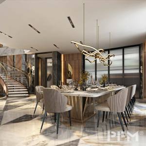 Luxury Modern Villa Interior Designs for Bedroom living room Dinning room