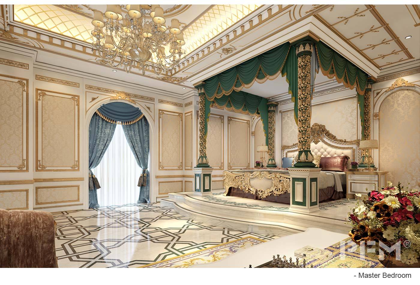 royal bedrom design