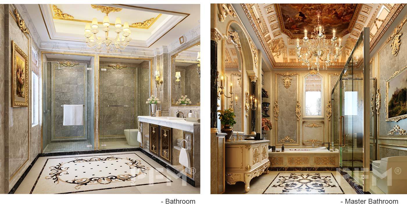 royal bathroom design