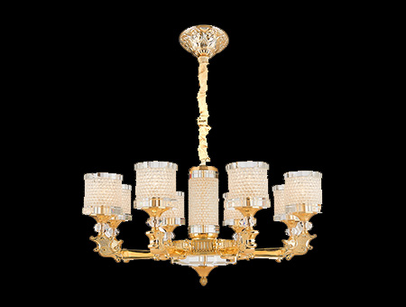 Luxury crystal chandelier lighting living room