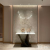 Natural stone transparent white crystal selenite marble for interior mirror wall decoration