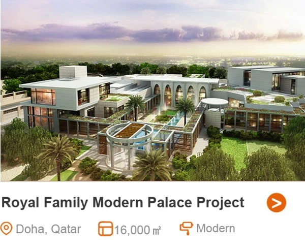 doha villa decoration project