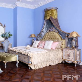 China furniture manufacturer custom bedroom furniture sets solid wood king size bed for palace