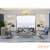 royal blue sofa set classic villa living room decor luxury wooden furniture