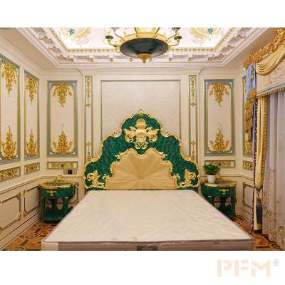 wood wall panel for villa interior decor