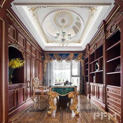 custom royal wood wall panel decorative paneling for luxury villa
