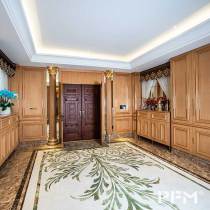 Royal paneling manufacturer custom interior white wood carved wall panel for villa project