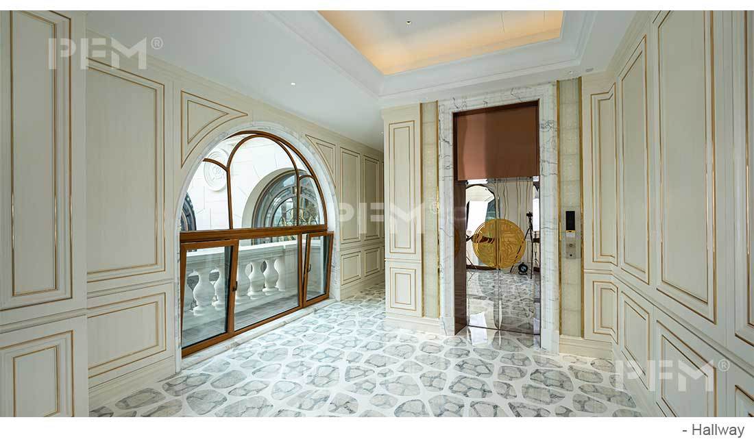 gold luxury wall panel decoration