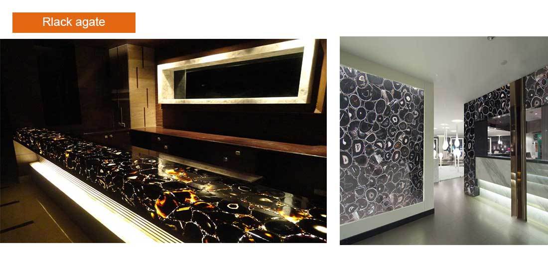 black agate house decoration