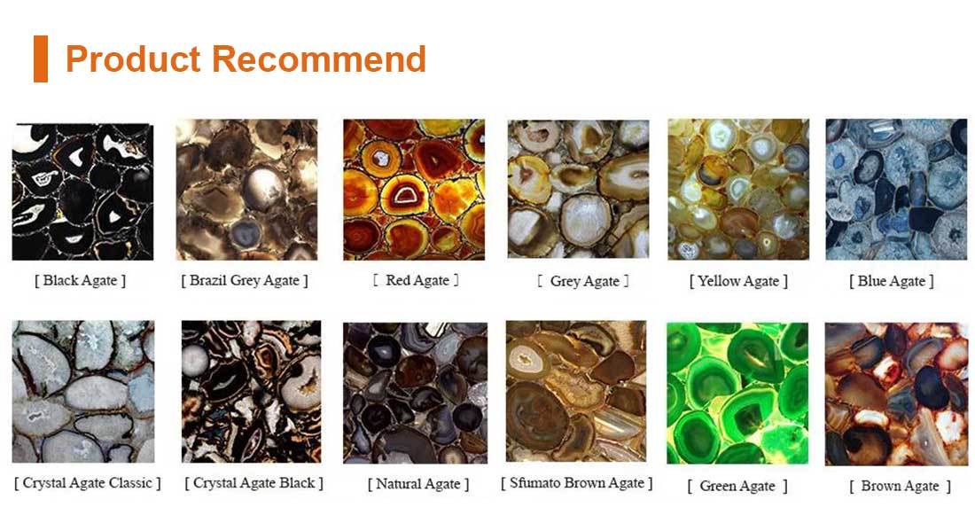 agate decoration collection