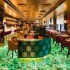 luxury green agate slab backlit agate flooring for villa decor