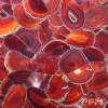 Custom manfacture price backlit red agate slab tables | wall | flooring | large polished gemstone agate crystal for villa decor