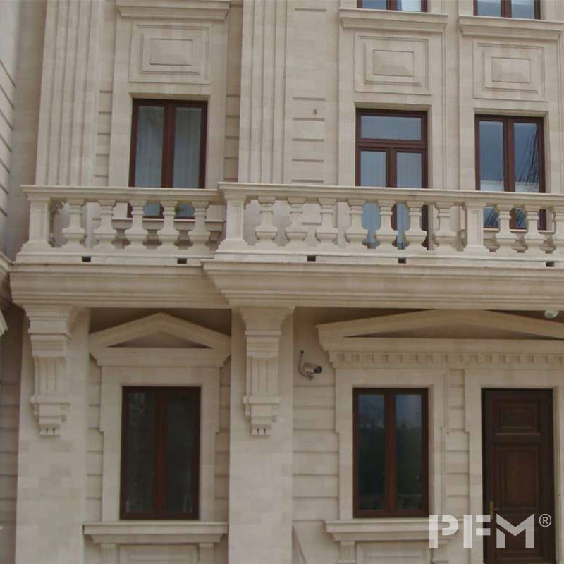 Exterior limestone wall natural stone cladding for luxury villa