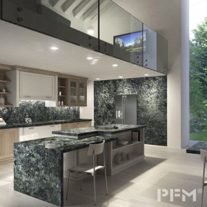Custom luxury blue labradorite granite slab natural stone countertops | flooring | wall