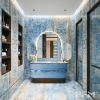 blue onyx translucent marble slab backlit natural stone wall panel