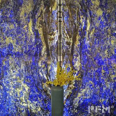 bolivian sodalite blue quartzite marble slab price wall for interior decor