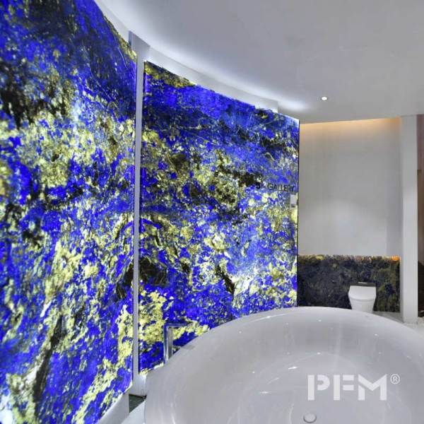 bolivian sodalite blue quartzite marble slab price wall for interior decor