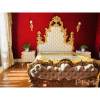 wholesale royal palace furniture king size bed classic bedroom carving solid wood bed sets