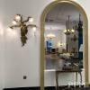 royal villa decor solid brass antique chandelier aged black brass chandelier for home decor