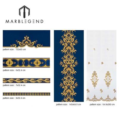 luxury royal blue window curtains decoration classic blackout swag velvet curtain panels for wholesale
