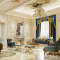 luxury royal blue window curtains decoration classic blackout swag velvet curtain panels for wholesale