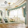 victoria style elegant classic bedroom green curtains royal luxury blackout wndow home velvet curtain
