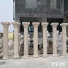 factory price limestone honed porch pillars exterior wall portuguese limestone tiles columns cladding facade