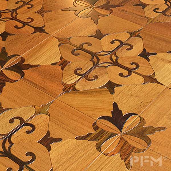 wooden flooring anti-water mahogany teak engineered wood flooring parquet for indoor bedroom