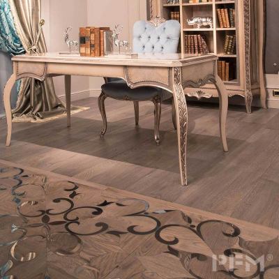 wooden flooring anti-water oak stainless steel engineered wood flooring parquet for indoor bedroom