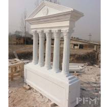 custom antique limestone stone door pediment column exterior limestone tiles architectural pediment