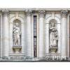 China manufacture granite arched wall niche art sculpture stone niche villa outdoor facade decor