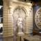 custom villa project arched wall niche limestone wall cladding niche decor stone niche with art niche sculpture