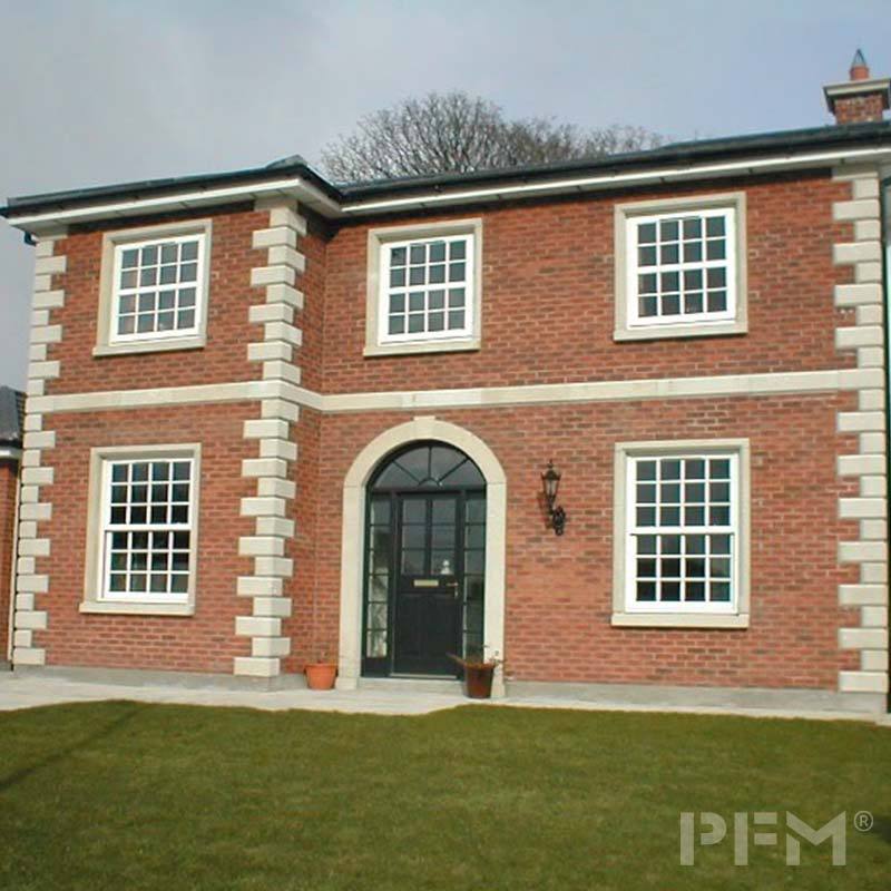 China supplier cast stone quoins exterior building limestone corn