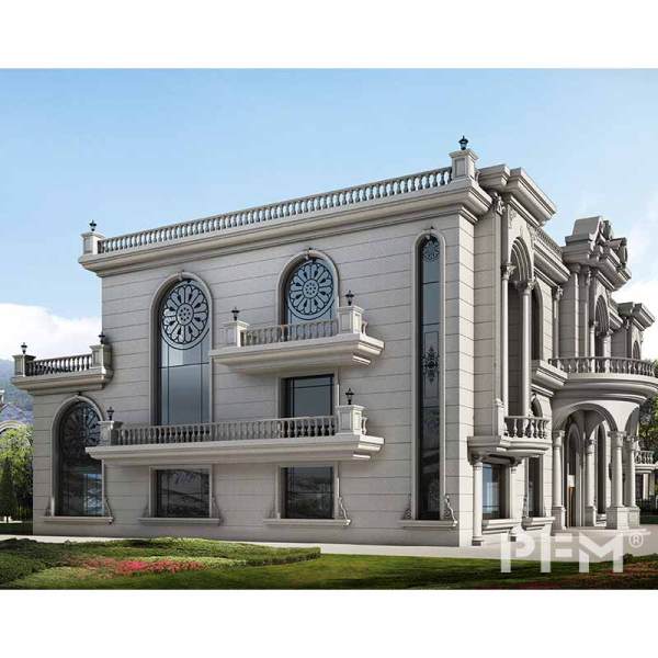 classic luxury villa white marble stone balcony balustrade designs decor parapet wall anchor