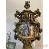 factory price classic hand painting brass decoration antique vase house decorating for sale