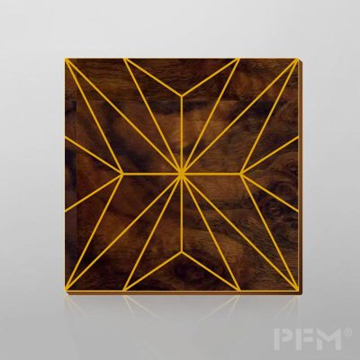 Custom square line oak wooden flooring inlay丨engineered wood flooring丨solid wood floor丨for bedroom