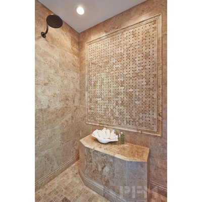 Customization bright warm beige marble flooring for interior wall 丨bathroom丨floor丨living room