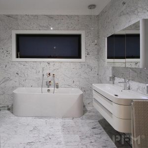 Custom concise white marble wall flooring tile background for bathroom countertops