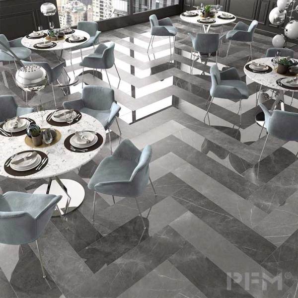 high-end black marble stripe wall flooring decoration for office丨meeting room丨house