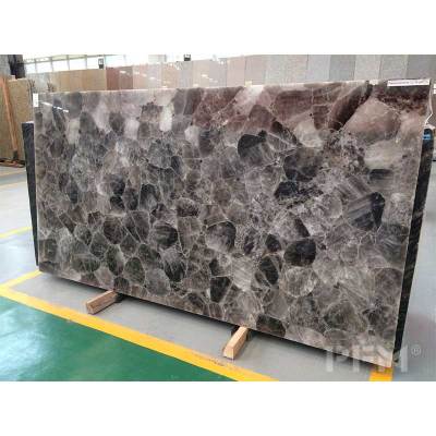 Custom Smoky Quartz Home Decor table countertop crystal丨gray quartz丨crystal