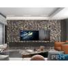 Luxury smoky quartz natural gray crystal slab丨bathroom丨wall decor丨livingroom