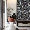 High-end custom gray semi-precious stone agate slabs backlit led for home decor