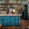 Interior apatite blue crystal Backlit Slabs home decor丨wall decor丨bathroom丨table