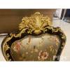 Luxury royal table chair 8 set gold color decoration for dinning room furniture