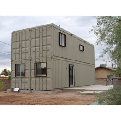 Prefabricated building structure with movable combined steel frame container house
